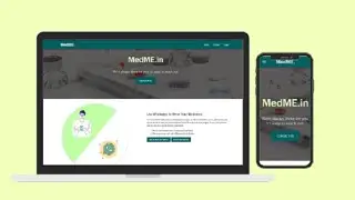 How To Build Landing Page With HTML, CSS & Materialize CSS - Build Landing Page For Medical Shop