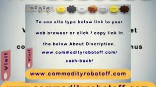 Commodity Robot Cash Back -- Save Your 10% OFF