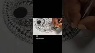 #art #vlog #113 Mandala 3D version #mandala #drawing #3d #3dart #mandalaart #mandaladesign #draw