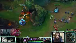 Support Morgana Triple Kill Under Tower (League of Legends)