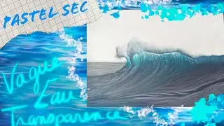 🌊 Comment peindre une VAGUE 🌊 au pastel sec (FACILE) ? | SOFTPASTEL wave 🌊