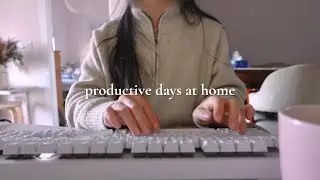 Productive vlog at home, starting my own studio, cooking a wholesome meal for myself