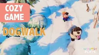 Exploring a Snowy Forest in This Cozy Free Indie Game | DOGWALK (Relaxing Gameplay)