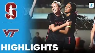 Stanford vs Virginia Tech | NCAA College Women's Soccer | Highlights - October 09, 2025