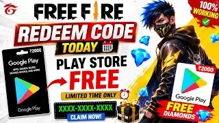 FF REDEEM CODE TODAY | Free Fire Redeem Code 26 August 2026 | Google Play Store 2026