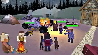 Zombies Attacked the Eldery Shelter and nearly got them in Blockapolypse Zombie Shooter Gameplay