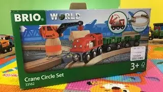 unboxing BRIO 33162 Crane Circle Set (03777)