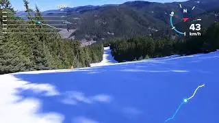 Пампорово - Мечи чал /Pamporovo - Mechi chal/, Чепеларе, red ski run 1, February 2022