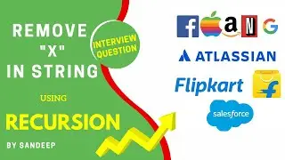 Program to remove x of string using Recursion in JAVA | DSA | Interview Questions and Answers