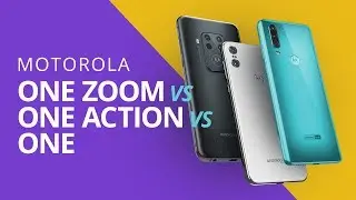 Moto One Zoom vs Moto One Action/One Vision vs Moto One [COMPARATIVO]