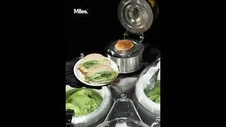 Miles UFO burger maker - only need 5 seconds to seal and heat burger