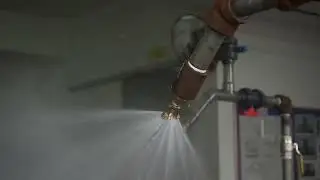 Rig Deluge Free Flow Adaptor - Performance at 1.5 bar with debris presence at deluge nozzle