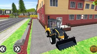 Jcb driving malayalam // Village jcb excavator sim // Android gameplay malayalam