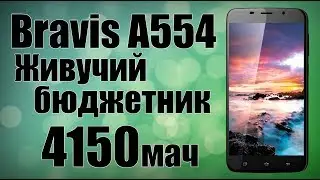 Bravis A554 Grand dual sim беглый обзор и распаковка.