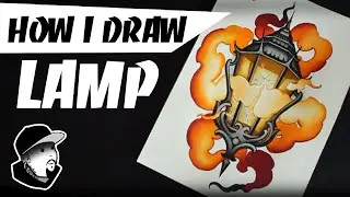 HOW I DRAW LAMP | Neo Traditional Design