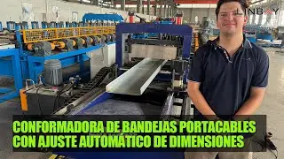 【Bandeja portacable】Linbay-Conformadora de bandejas portacables con ajuste automatico de dimensiones