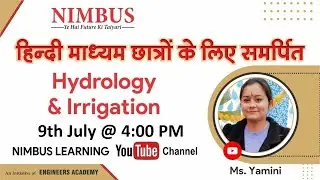 Hydrology and Irrigation Full Course for Civil Engineering - 🔴 Live Class | L-5