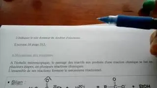mécanisme réactionnel