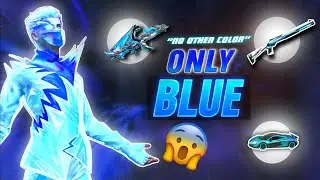 I Played Free Fire Using ONLY BLUE ITEMS 😱 #freefire #blueonlychallenge #freefirechallenge #ffindia 