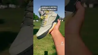 🐲JADED🐲 #jordan5 #shorts #jade #sneakers #sneakercollection