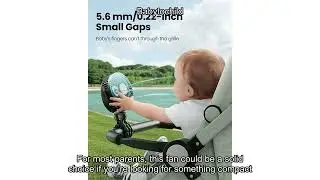 Gaiatop Mini Stroller Fan Review: The Ultimate Cooling Solution for Your Baby&rsquo;s Comfort.