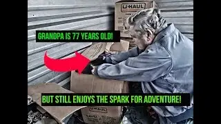 I brought my 77 year old Grandpa to a Storage unit auction!