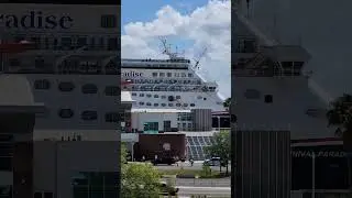 Tampa Cruise Port Embarkation Day! Carnival Paradise and RC Serenade of the Seas #shorts #subscribe
