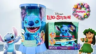 ASMR Unboxing LILO & STITCH Real Puppet and Surfer Stitch Radio Control | No Talking Video
