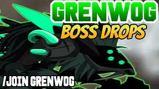 AQW- /GRENWOG All Grenwog Boss drops + Item Showcase