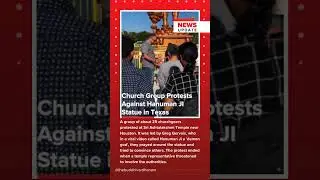 Controversy in Texas: Church Group Protests Hanuman Statue #breakingnews #usa #us #jesus #christian
