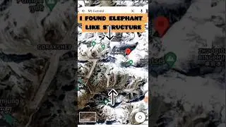 Mt. Everest - Found Elephant Like Structure from GOOGLE Satellite #youtube #shorts