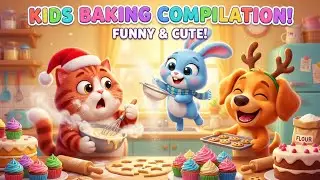 1 Hour Baking Adventures for Kids 🍰🎂 | Funny Cake & Cookie Stories