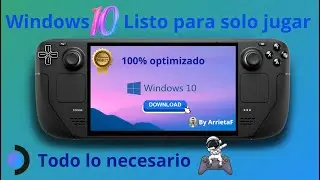 Windows 10 modificado para Steam Deck - Muy bien optimizado para micro SD - Controles - TDP - Temp