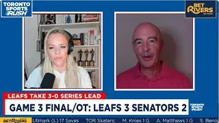 Benoit Goal Gives Leafs OT Win in Game 3 - Leafs Lead Senators 3-0