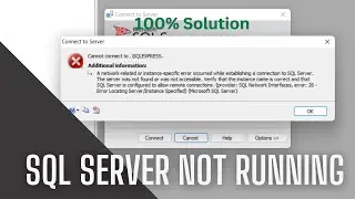 Sql Server Not Working Windows 11 | Sql Server Management Studio Not Opening