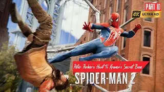 Peter Parker's Hunt to Kraven's Secret Base in Spider-Man 2 FullHD Gameplay