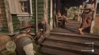 Civil War Veteran of Rhodes talk to John Marston about Arthur Morgan