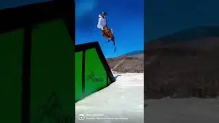 Huge Cork 9 🤯 #ski #shorts #quebec #freeskiing #jump #winter #fast #snow #skiing