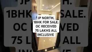JP NORTH 1BHK FLAT FOR SALE IN MIRAROAD IN 25 STOREY TOWER WITH OC RECEIVED ALL LIFETIME AMMENITIES