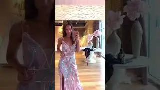 Anything&rsquo;s possible in the right pink dress. #eveningdress #modeling #eveninggown .