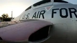 Republic RF-84F Thunderflash @ Dyess Linear Airpark w History