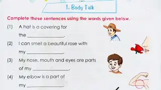 General Knowledge Series - 2024 | Std - 2 | Chap 1 - Body Talk |  S&D Teacher| Hindi & English