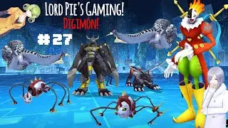Let's Play Digimon Story Cyber Sleuth Pt 27 Battle Time! BlackWarGreymon!🦖 BLACKMETALGARURUMON!! 👾