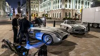 Behind the scenes: Final blast for Stirling Moss's Mille Miglia-winning Mercedes-Benz 300 SLR '722'