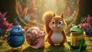 A Magical Forest Friendship 🌳 | Full 3D Cartoon Animal Story for Kids