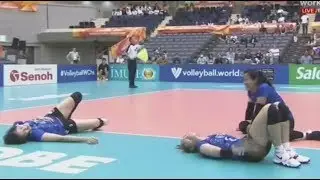 วอลเลย์บอลหญิงไทยทุ่มเทสุดชีวิต ไม่ยอมให้ลูกตกพื้น [วอลเลย์บอลหญิงชิงแชมป์โลก 2018]