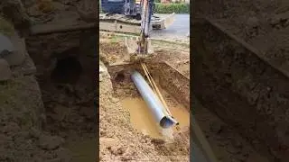 Different pipeline construction methods #farmingtraditions #automobile #bamboo1