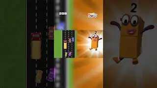 Numberblocks Counting Cars 🚗 | Fun Math Song for Kids | CBeebies #shorts