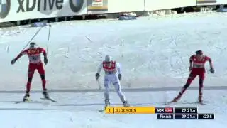 Marit Bjorgen wins the World Cup