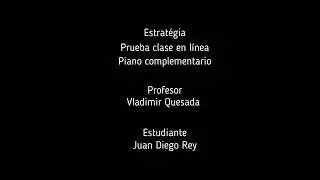 Ejemplo clase de piano complementario
